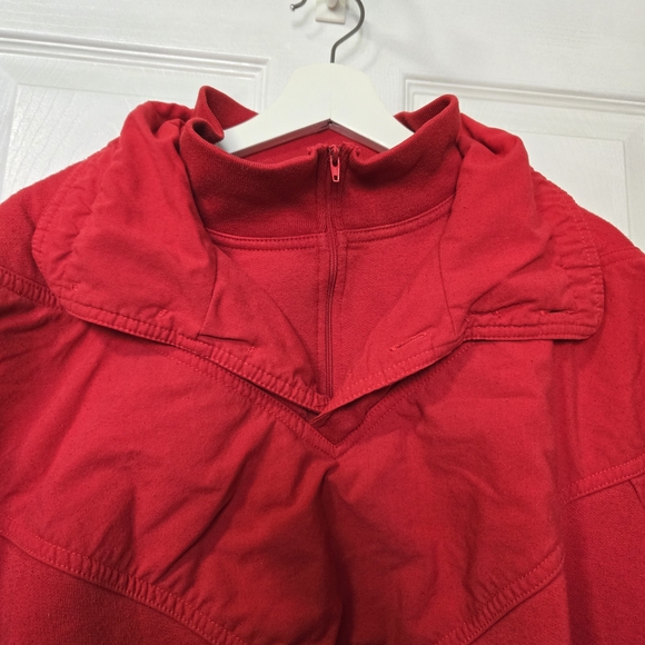 Vintage Foot Locker Red Quarter-Zip Pullover - Picture 6 of 8